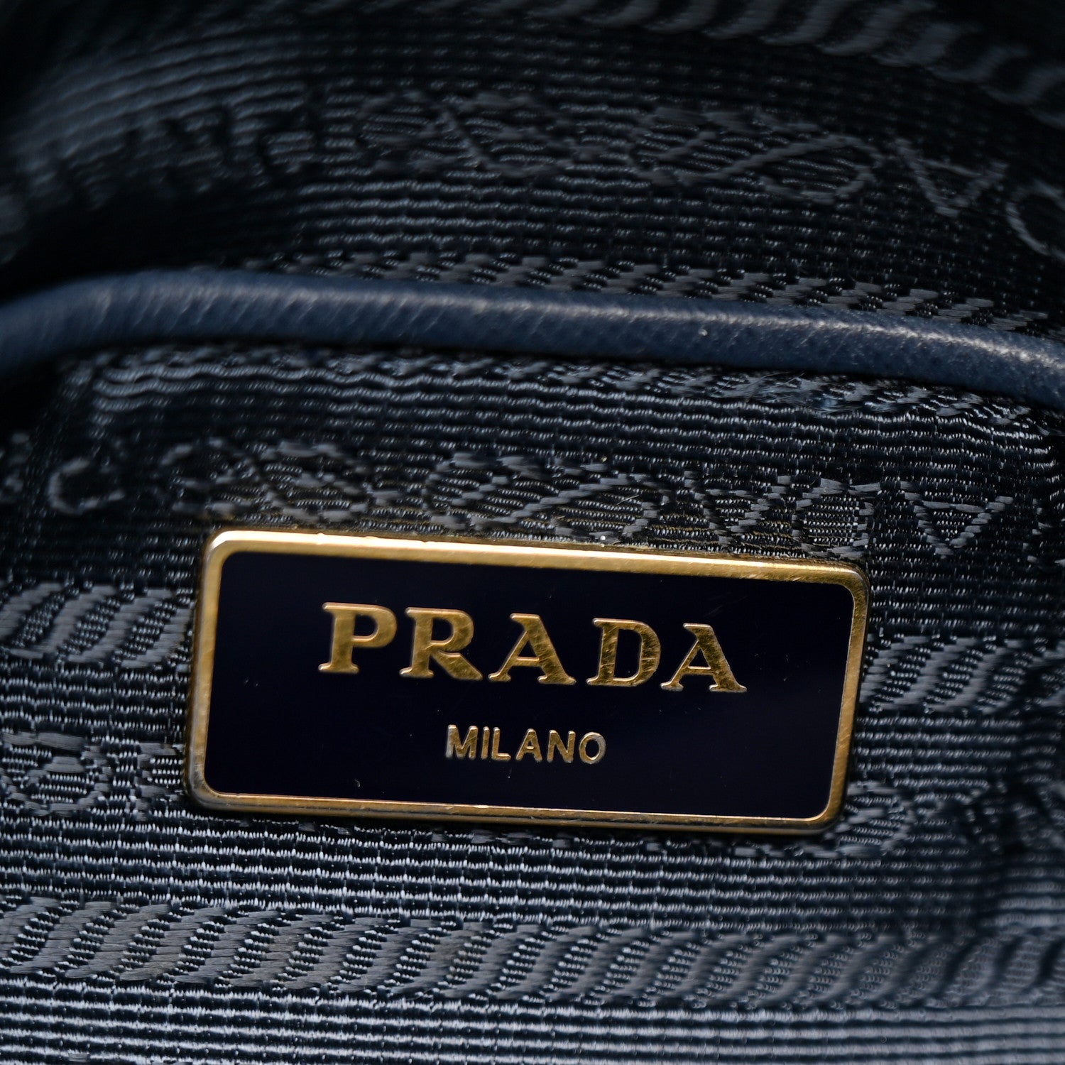 Prada Tessuto Nylon Saffiano Shopping Tote Navy 1830062 – FASHIONPHILE