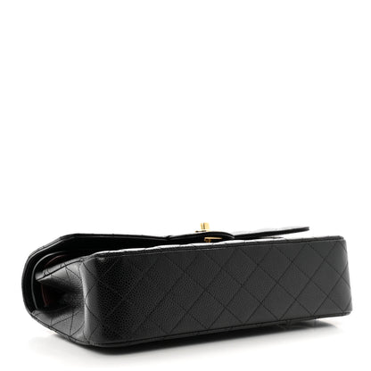 Chanel Caviar Quilted Medium Double Flap Black 4 of 10