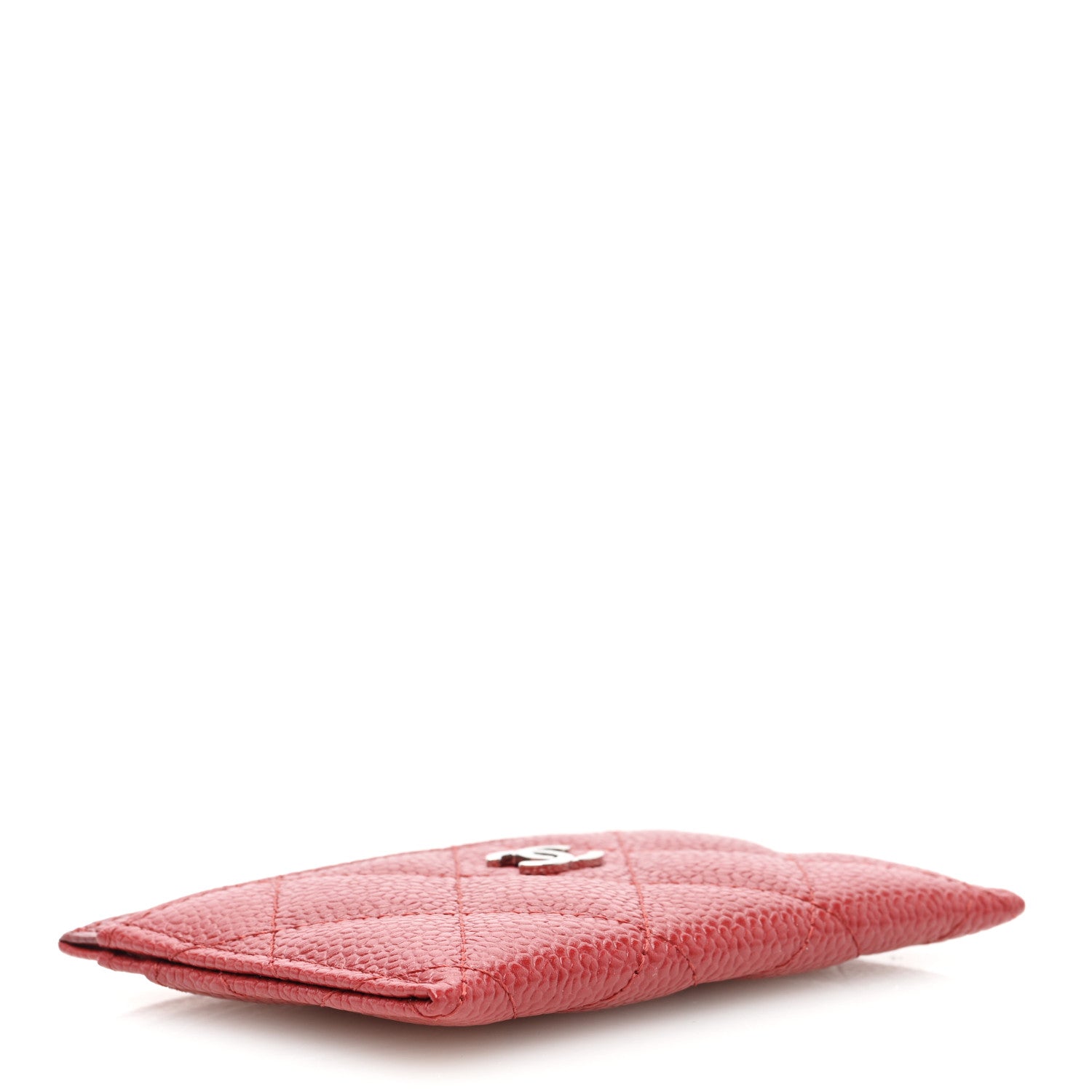 Chanel Caviar Quilted Card Holder Red 4 of 8