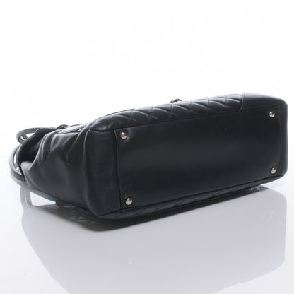 Chanel Calfskin Quilted Large Cambon Flap Black 4 of 8