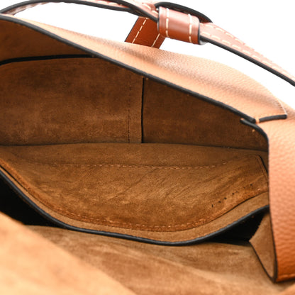 Loewe Grained Calfskin Small Gate Crossbody Bag Caramel Pecan 5 of 10