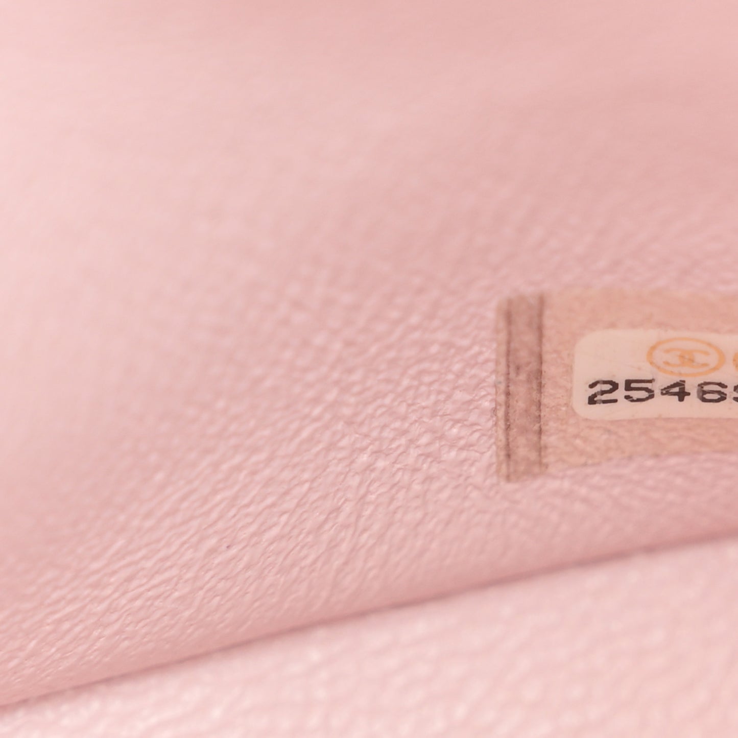 Lambskin Quilted Medium Double Flap Light Pink