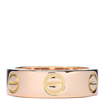 Cartier 18K Yellow Gold 5.5mm LOVE Ring 49 4.75 1 of 6