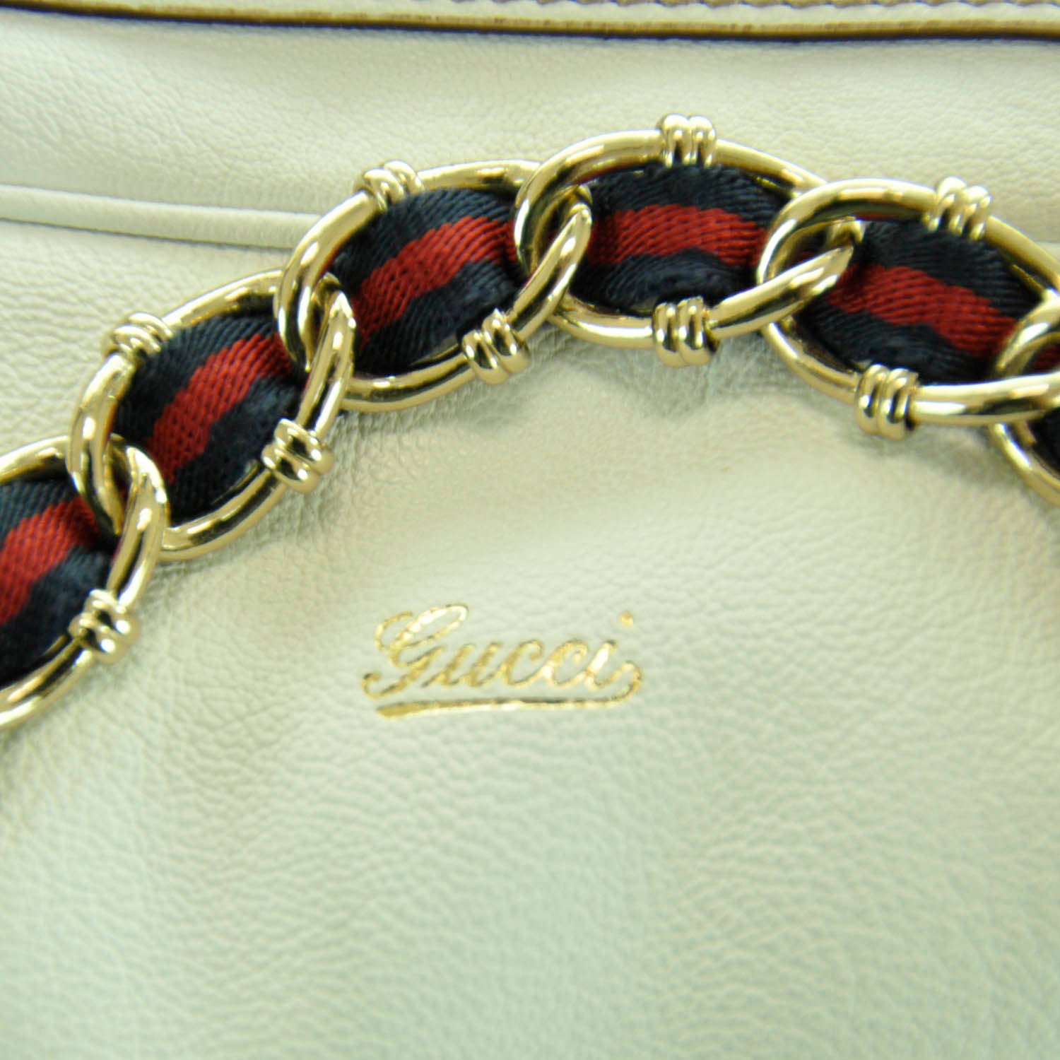 Gucci Leather Capri Large Bowler White 6 of 11