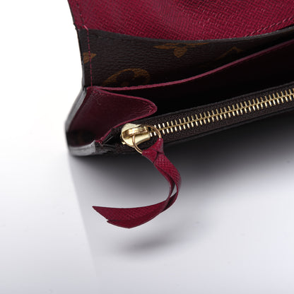 Louis Vuitton Monogram Emilie Wallet Fuchsia 7 of 12