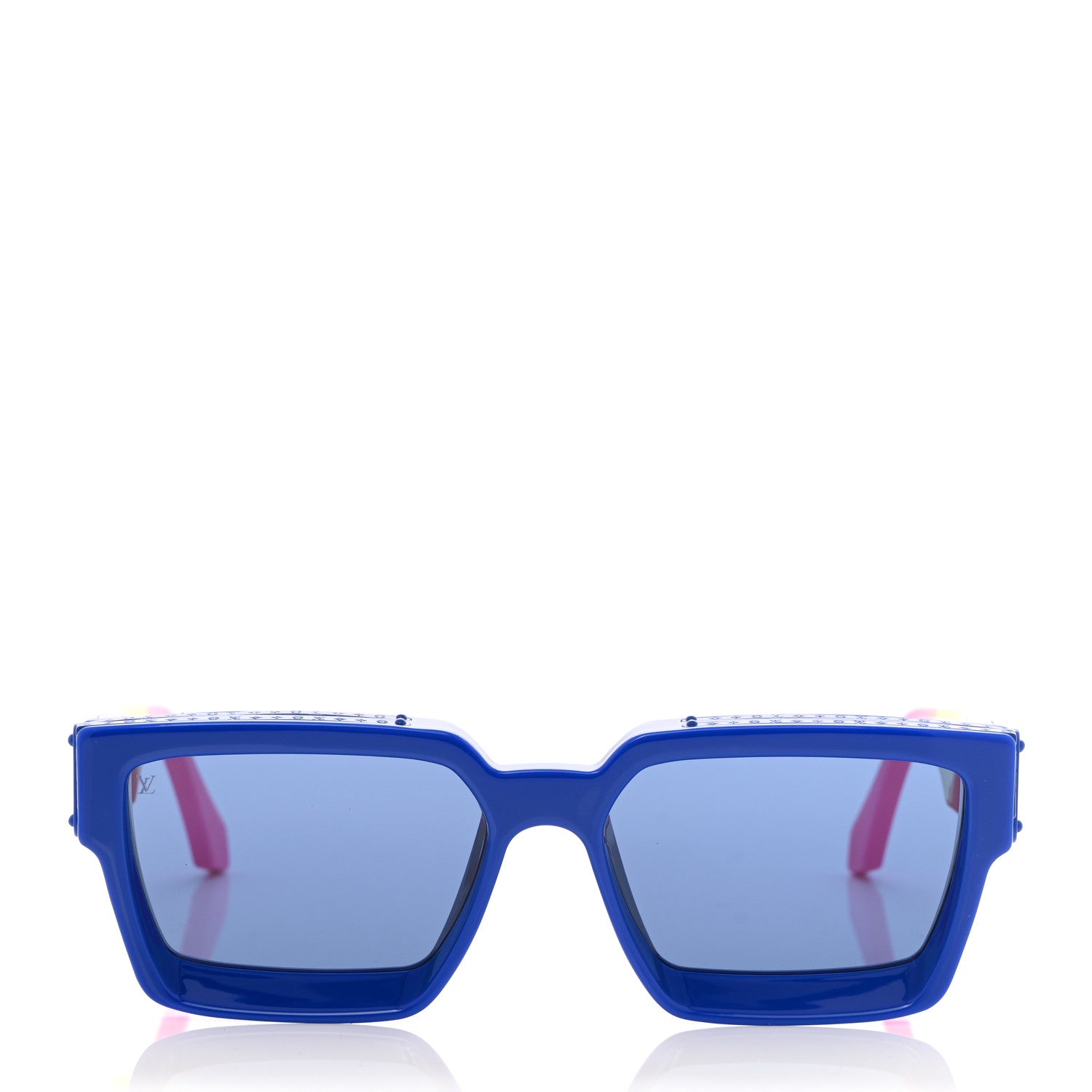 Louis Vuitton Acetate 1.1 Millionaires Z1646E Sunglasses Blue Multicolor 2 of 7