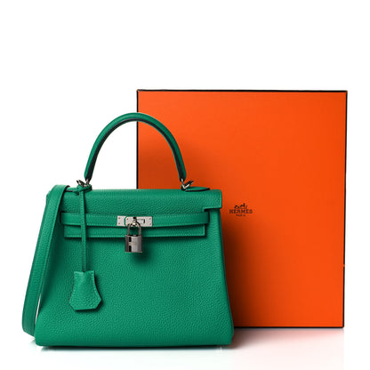 Hermes Togo Kelly Retourne 25 Menthe 11 of 11