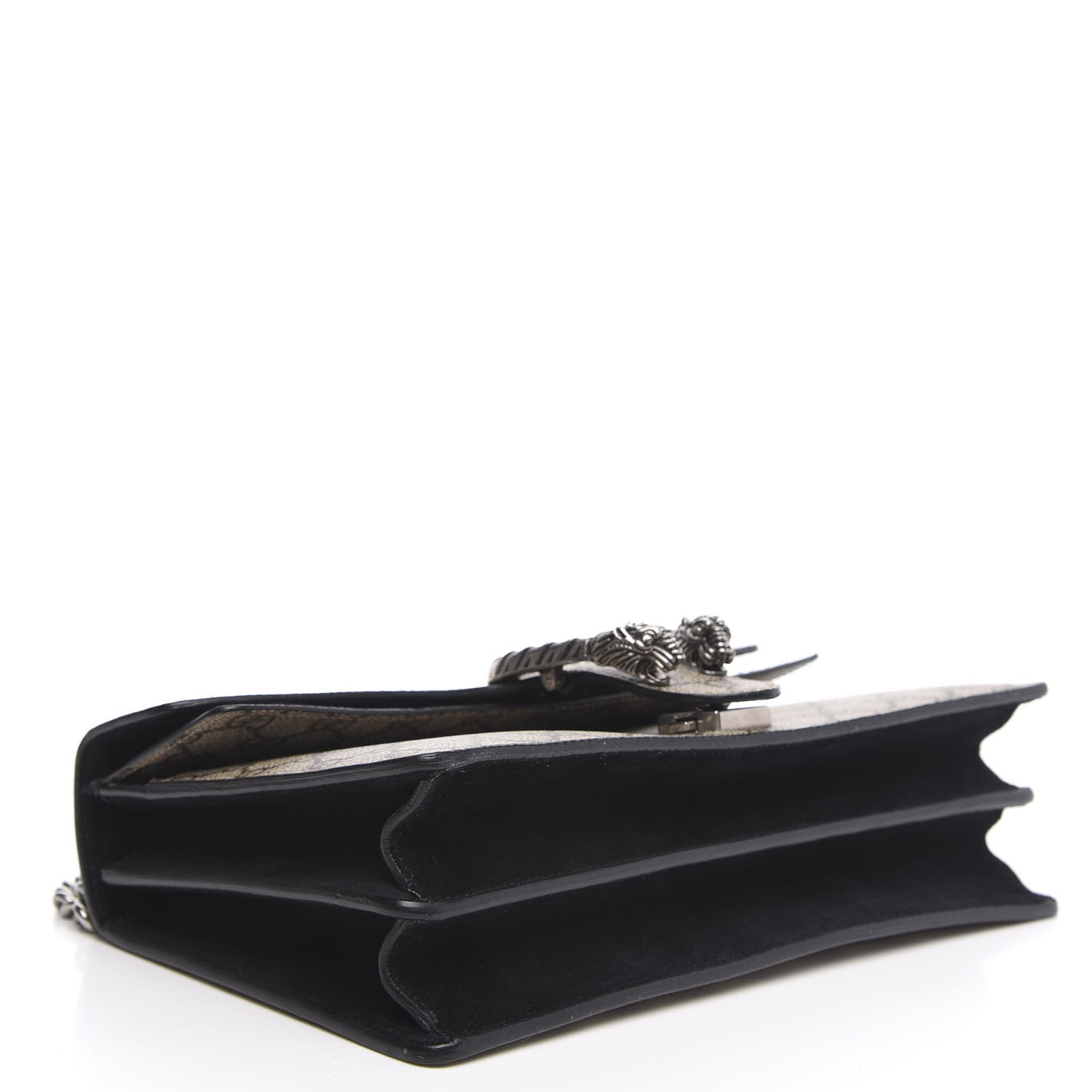 Gucci GG Supreme Monogram Small Dionysus Shoulder Bag Black 4 of 13