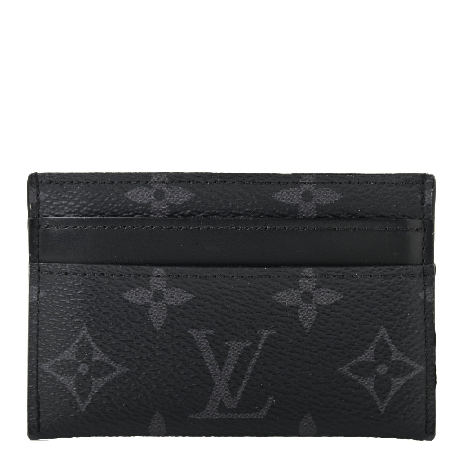 Louis Vuitton Monogram Eclipse Porte-Cartes Double Card Holder 1 of 7