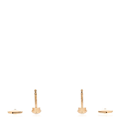 Cartier 18K Yellow Gold Diamond MM D'Amour Earrings 3 of 6