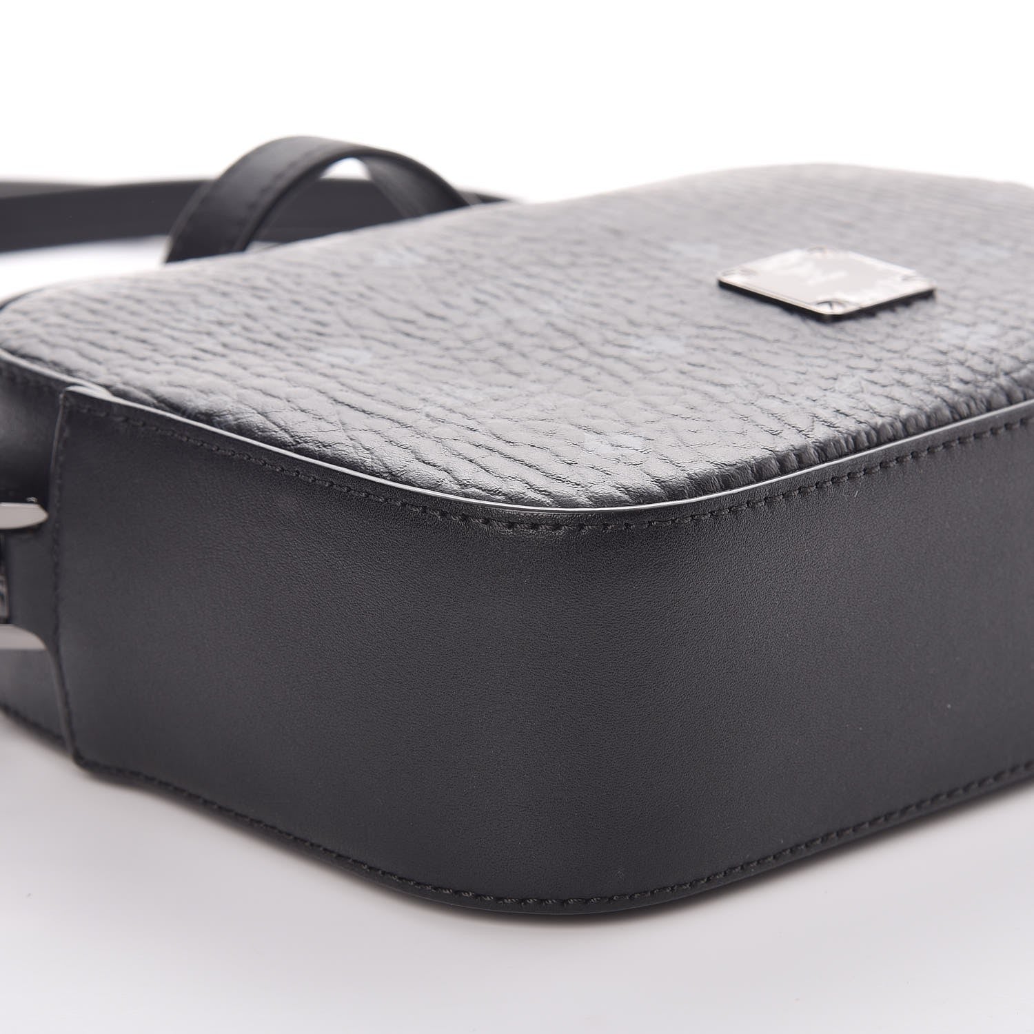 MCM Visetos Mini Camera Crossbody Bag Black 7 of 16