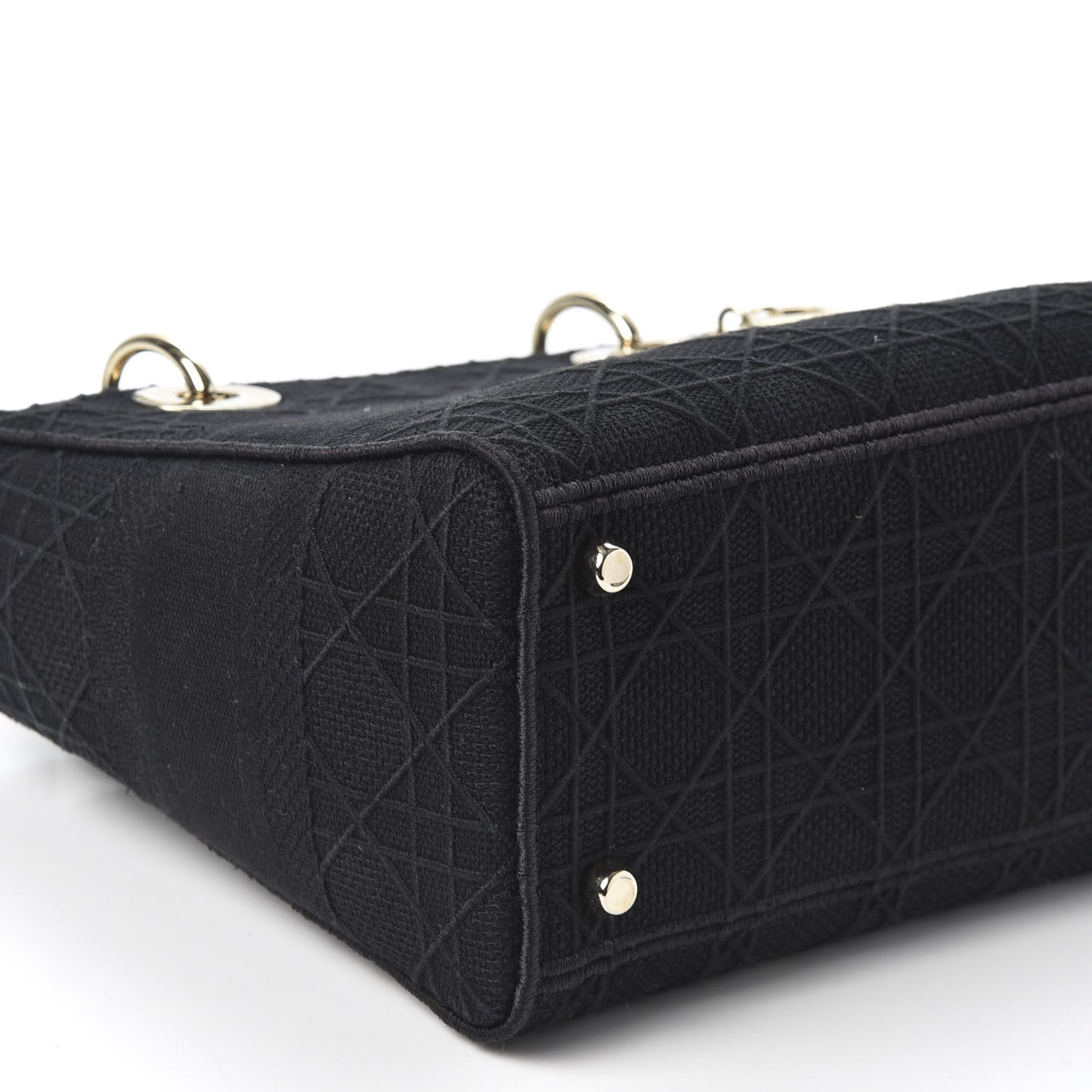 Canvas Cannage Medium Lady D-Lite Black