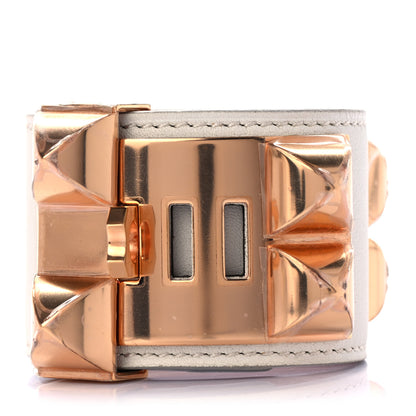 Hermes Swift Collier de Chien CDC Bracelet T1 Craie 3 of 6
