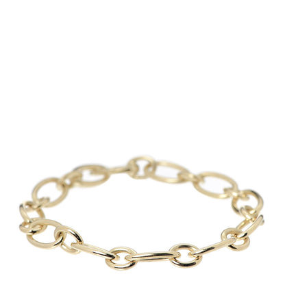 Tiffany 18K Yellow Gold Clasping Oval Link Bracelet 1 of 5