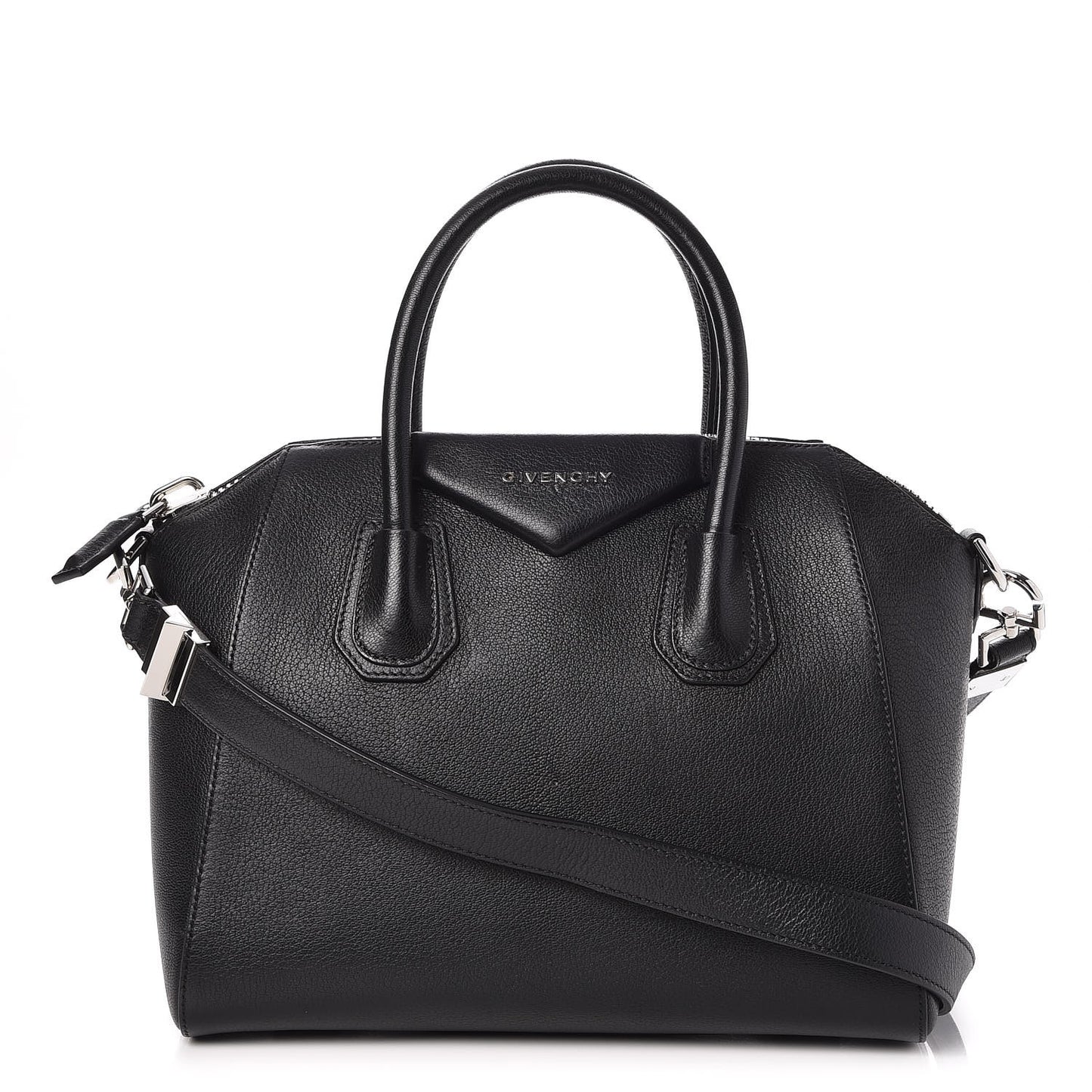 Sugar Goatskin Small Antigona Black