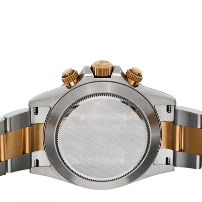 Rolex Stainless Steel 18K Yellow Gold 40mm Oyster Perpetual Cosmograph Daytona Watch Black 116503 4 of 5