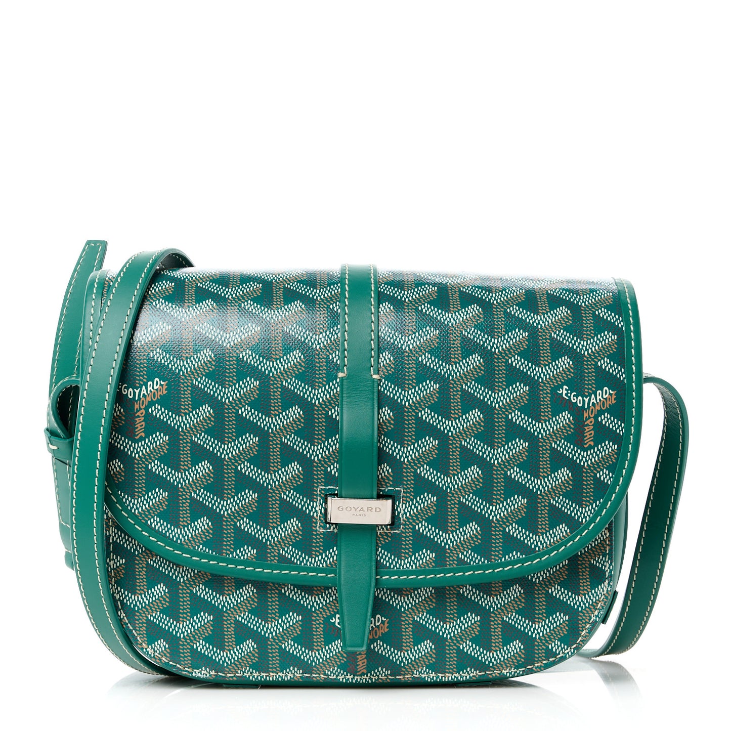 Goyardine Belvedere II PM Messenger Bag Green
