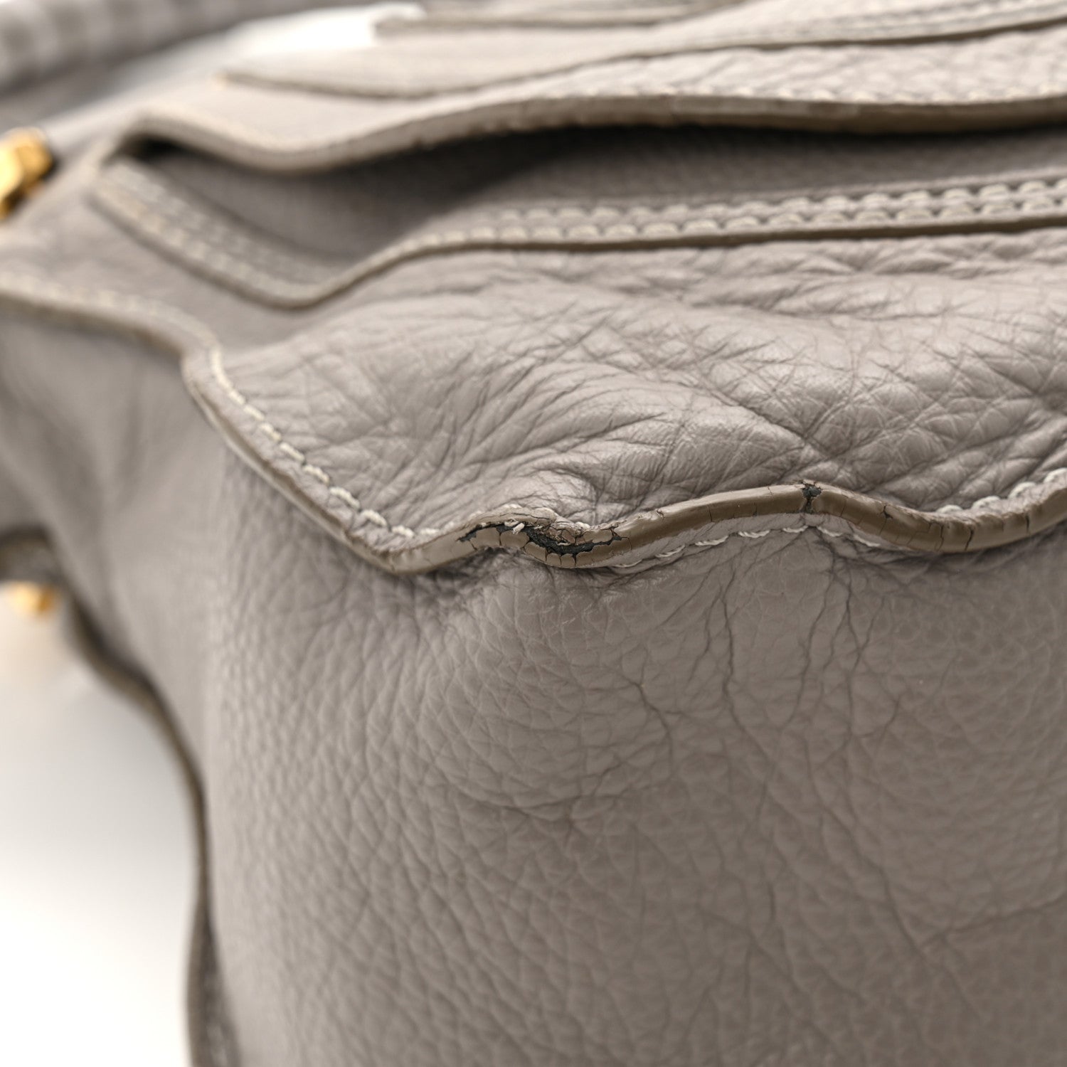 Chloe Calfskin Medium Marcie Satchel Cashmere Grey 11 of 14