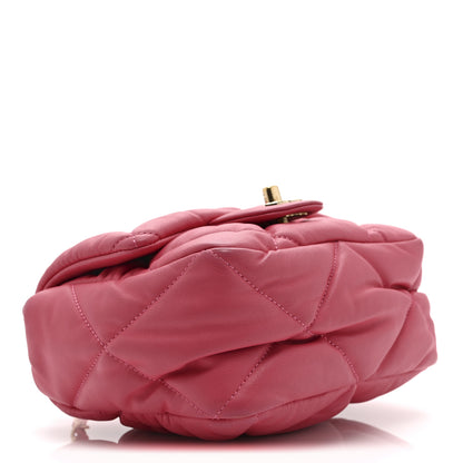 Chanel Calfskin Quilted Mini Square Bubbly Flap Pink 9 of 11
