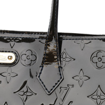 Louis Vuitton Vernis Wilshire MM Blue Infini 10 of 17