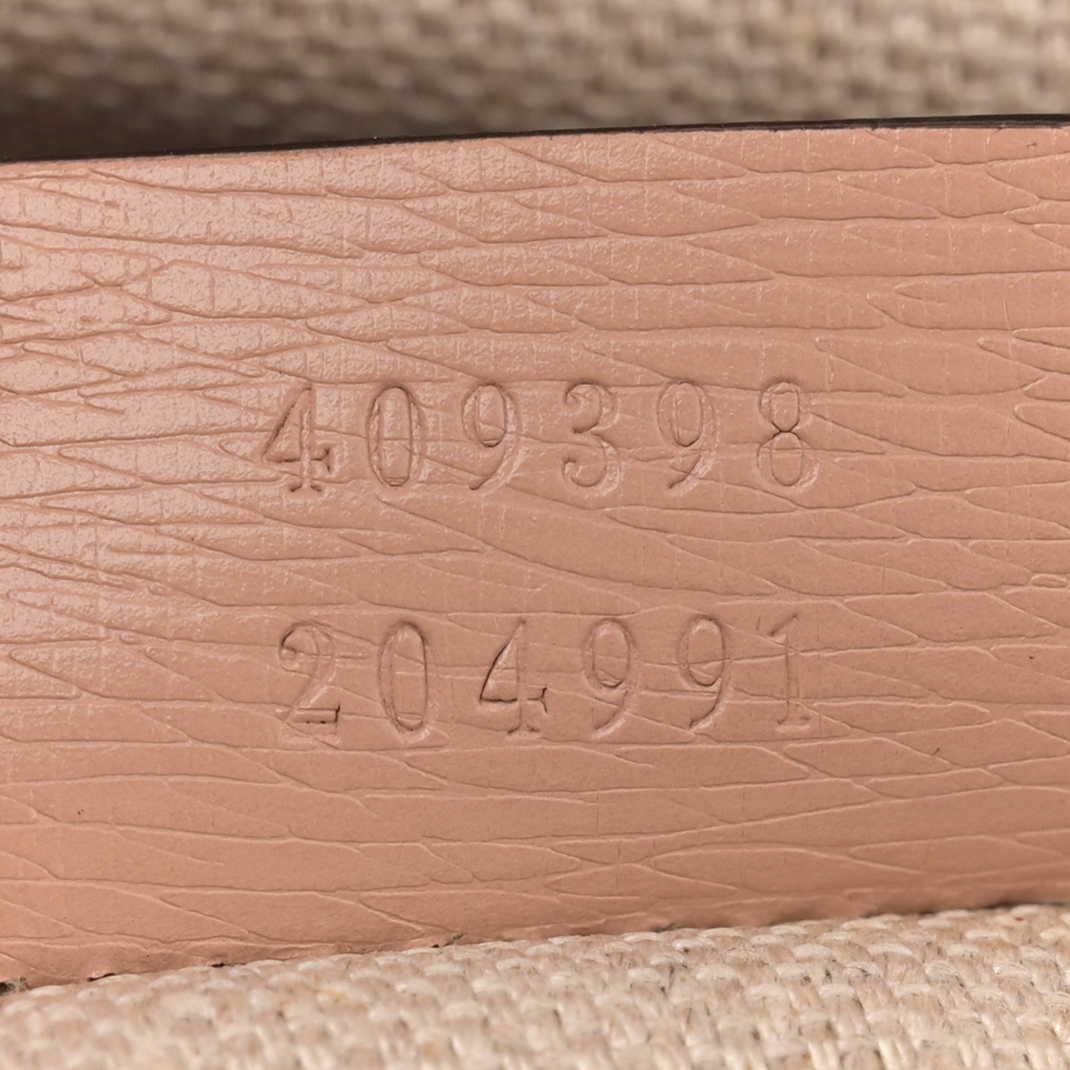 Gucci Shangai Calfskin Small Classic Bamboo Top Handle Bag Pink Apricot 7 of 14