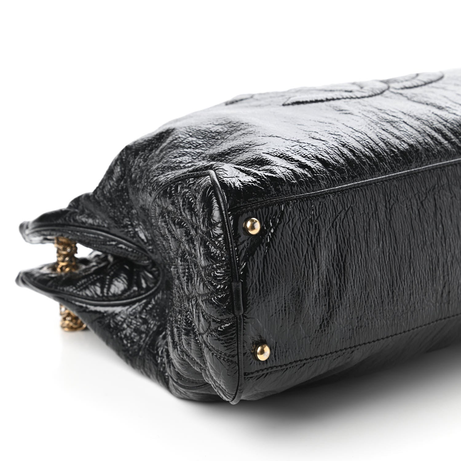 Chanel Vinyl Rodeo Tote Black 6 of 14