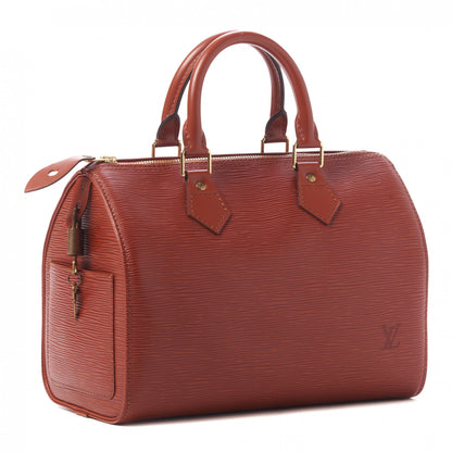 Louis Vuitton Epi Speedy 25 Kenyan Fawn 3 of 9