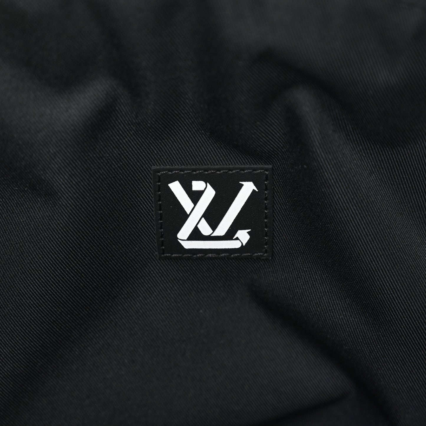 Nylon Embroidered Keepall Bandouliere 50 Black