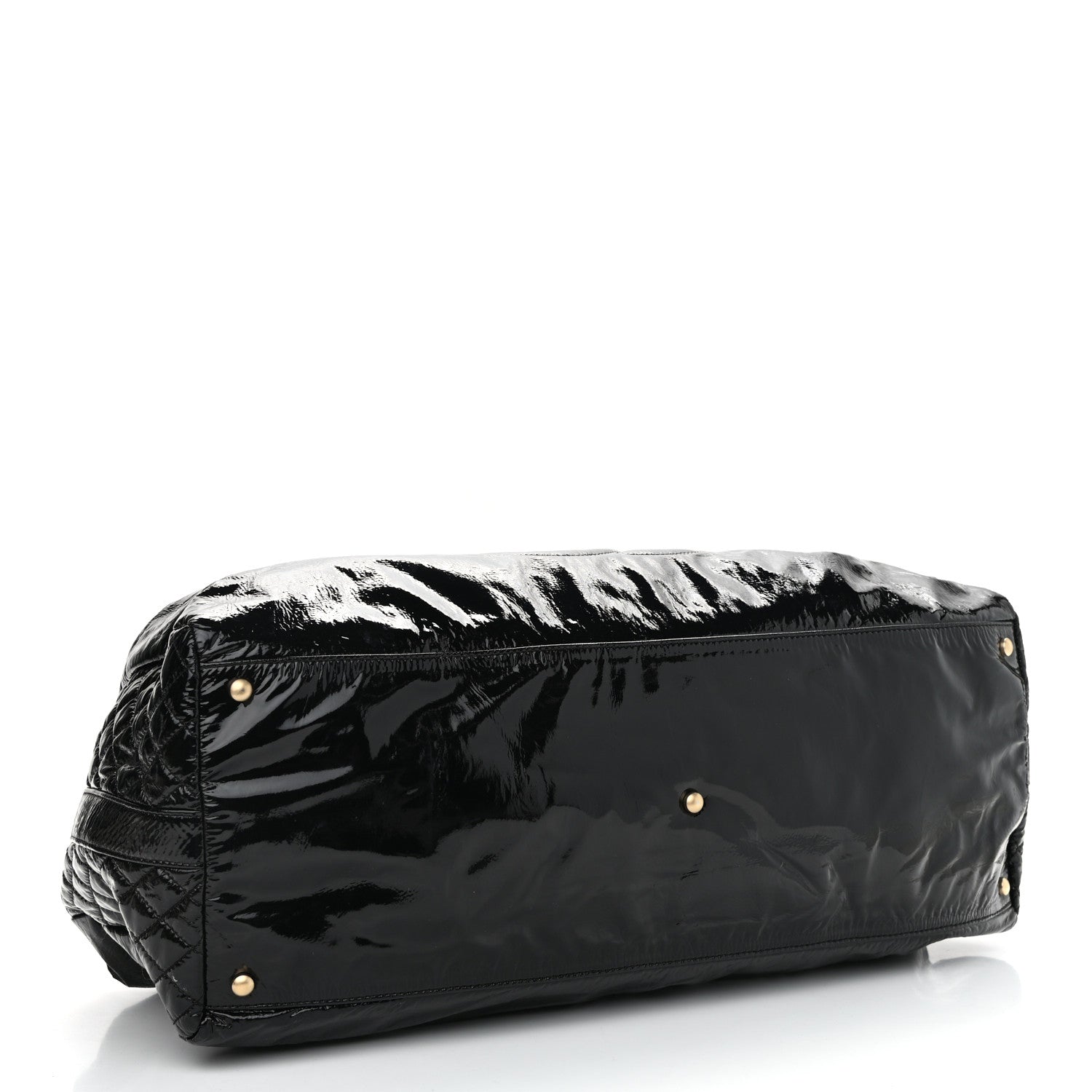 Chanel Vinyl XXL Rock and Chain Bowler Black 4 of 13