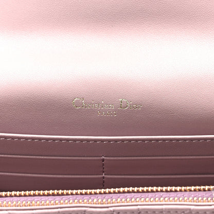 Christian Dior Lambskin Cannage Lady Dior Chain Pouch Purple 6 of 14