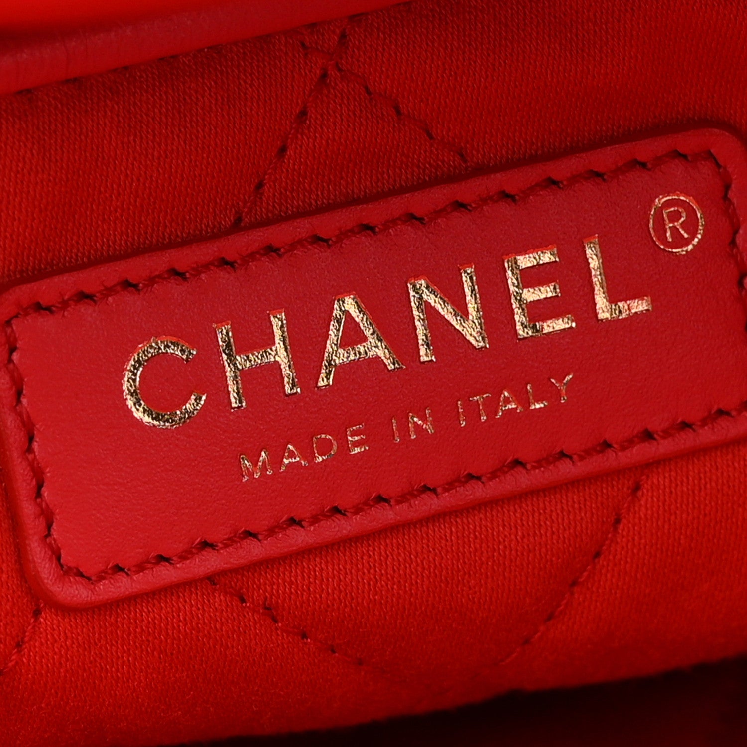 Chanel Shiny Calfskin Stitched Quilted Small Chanel 22 Red 7 of 11