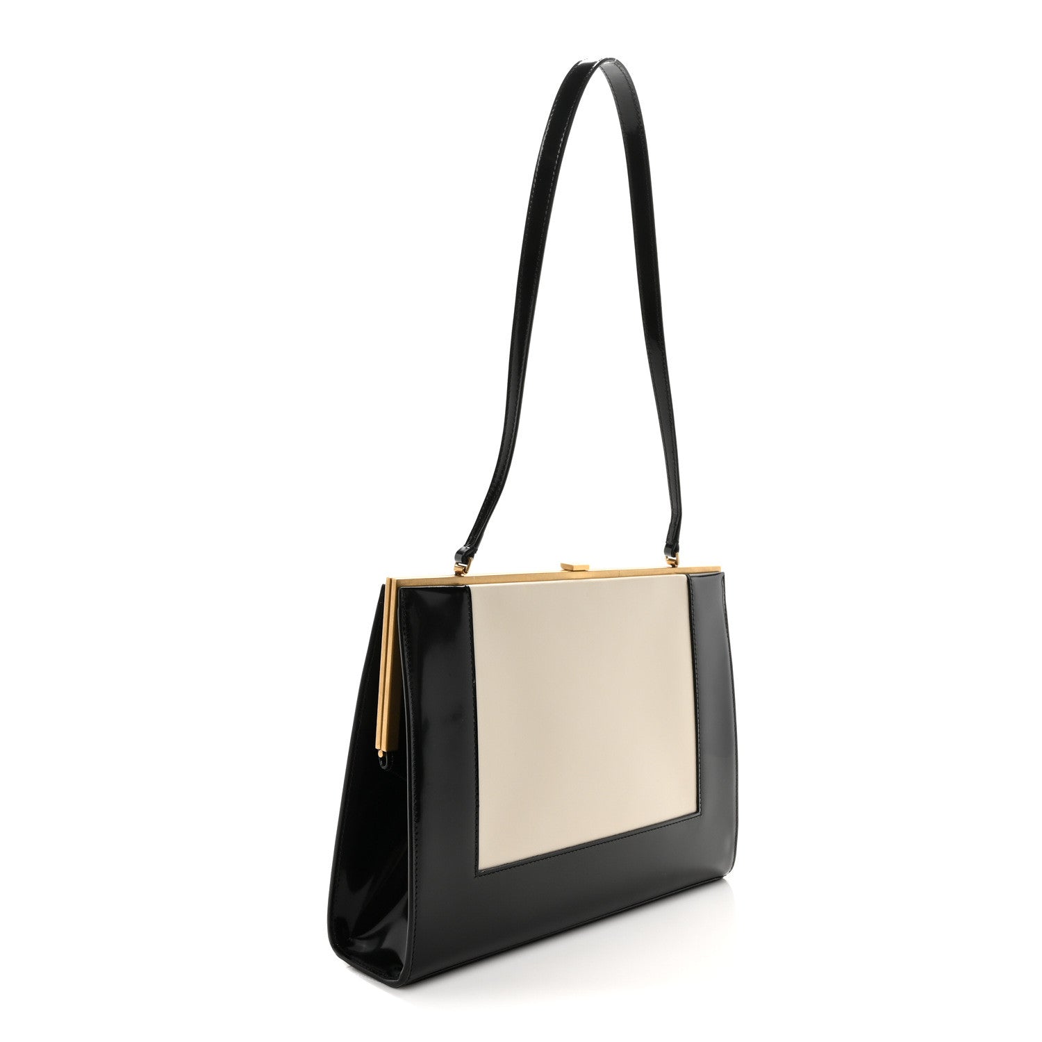 Saint Laurent Nappa Brushed Calfskin Large Le Ann-Marie Alabastro Black 3 of 9