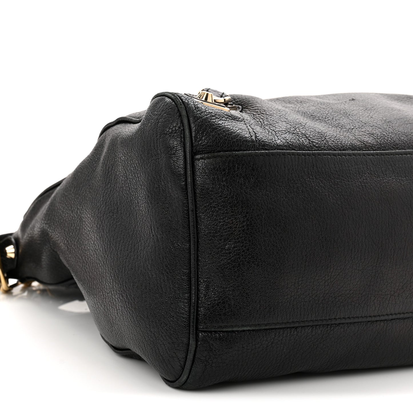 Chevre Gold Metallic Edge Hardware Velo Black