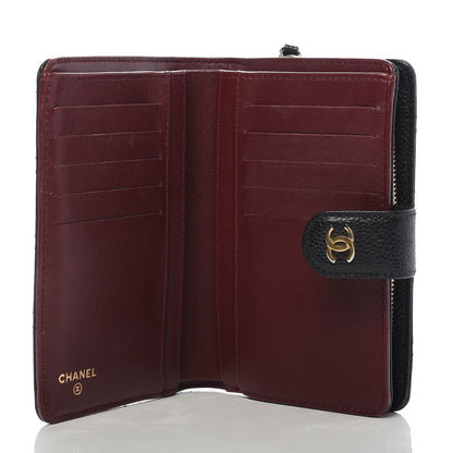 Chanel Caviar Quilted CC French Wallet Black 5 of 11