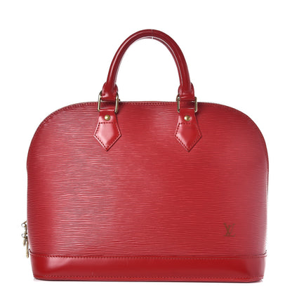 Louis Vuitton Epi Alma MM Rouge 1 of 8
