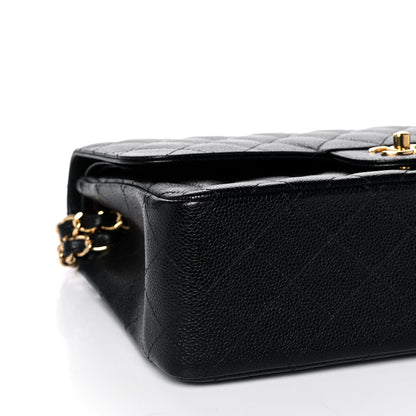 Chanel Caviar Quilted Jumbo Double Flap Black 8 of 13