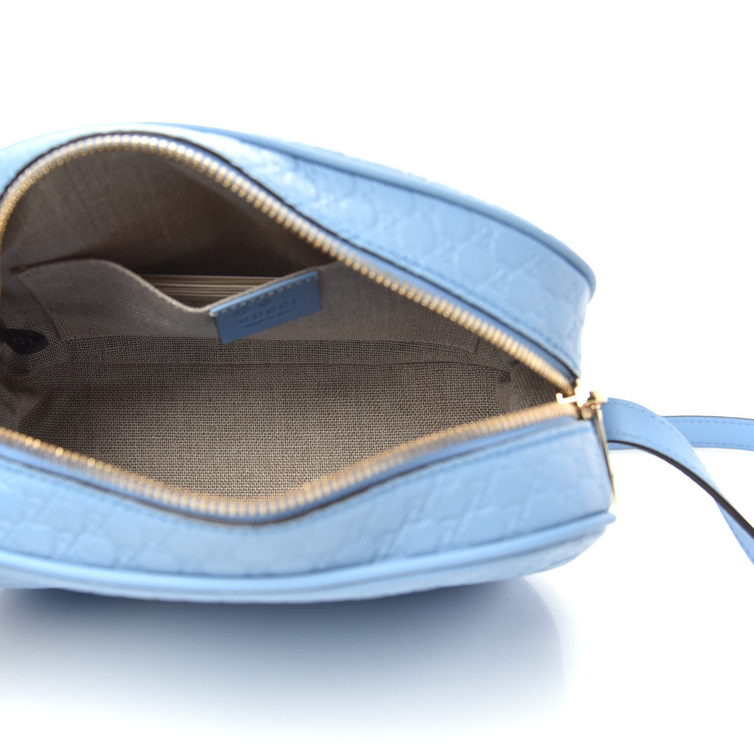 Gucci Microguccissima Mini Bree Messenger Bag Mineral Blue 5 of 9