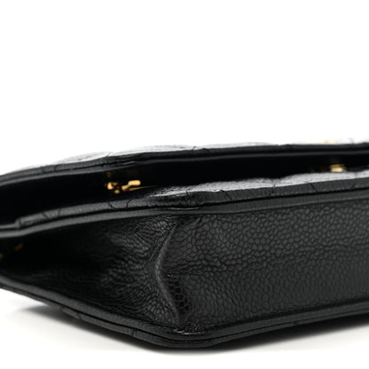 Chanel Caviar Quilted Wallet on Chain WOC Black 10 of 12