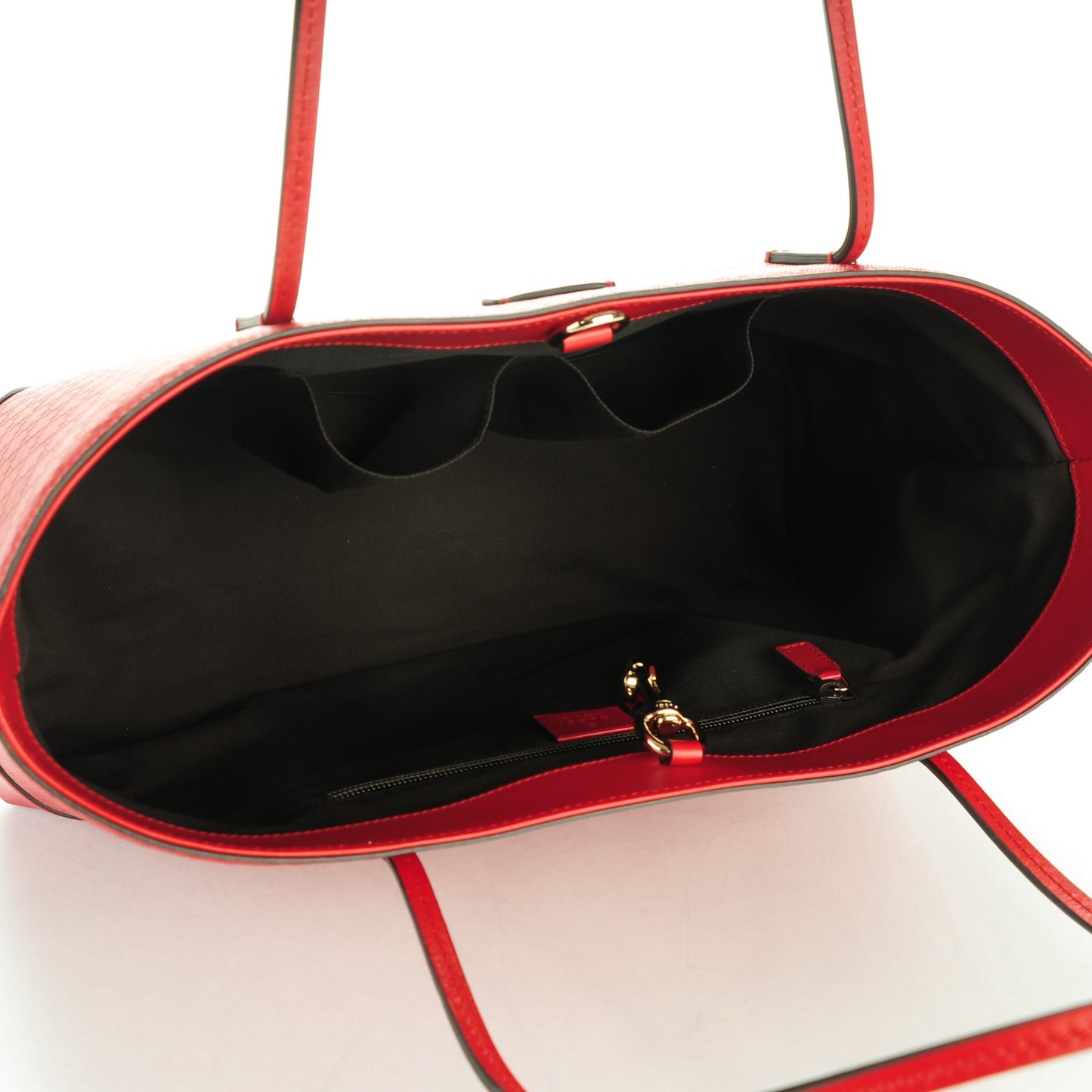 Hilary Lux Bright Diamante Medium Shopper Tote Tabasco