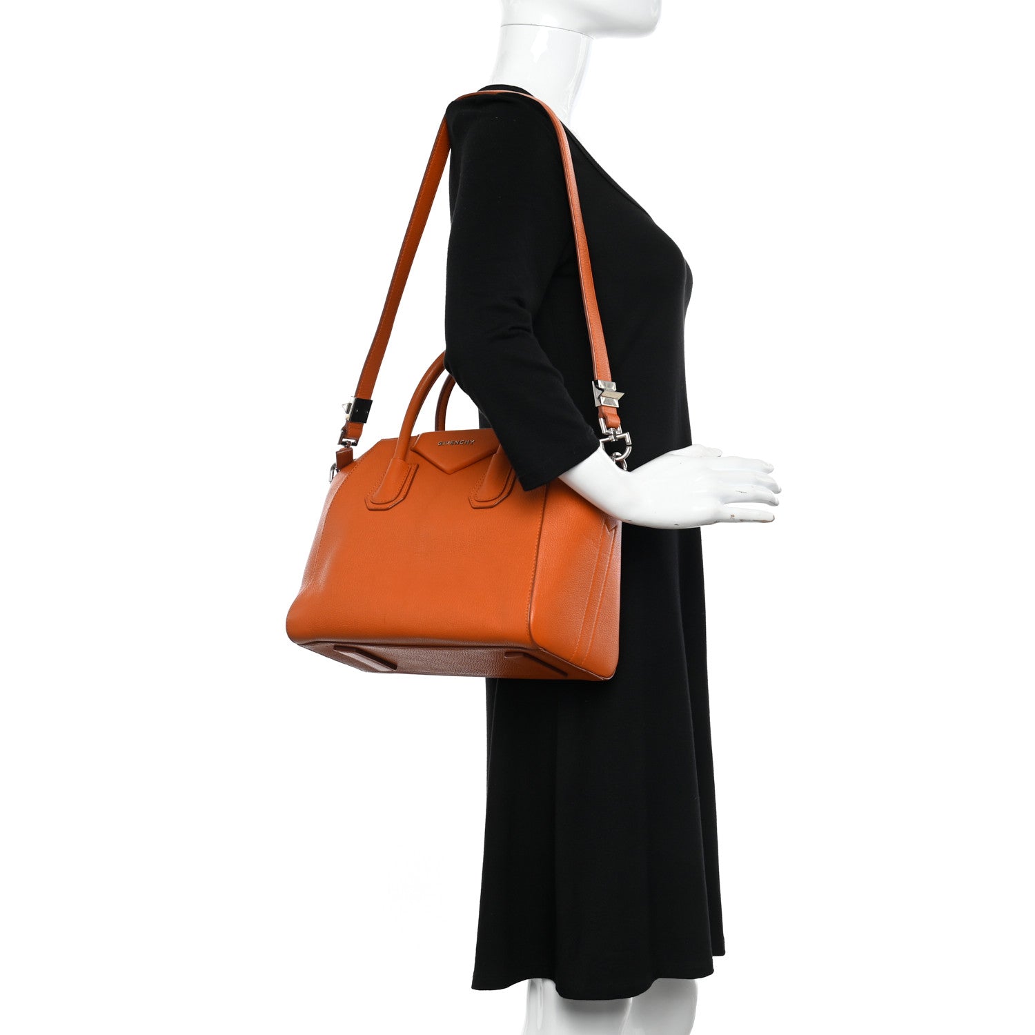 Givenchy Sugar Goatskin Small Antigona Rust 2 of 16