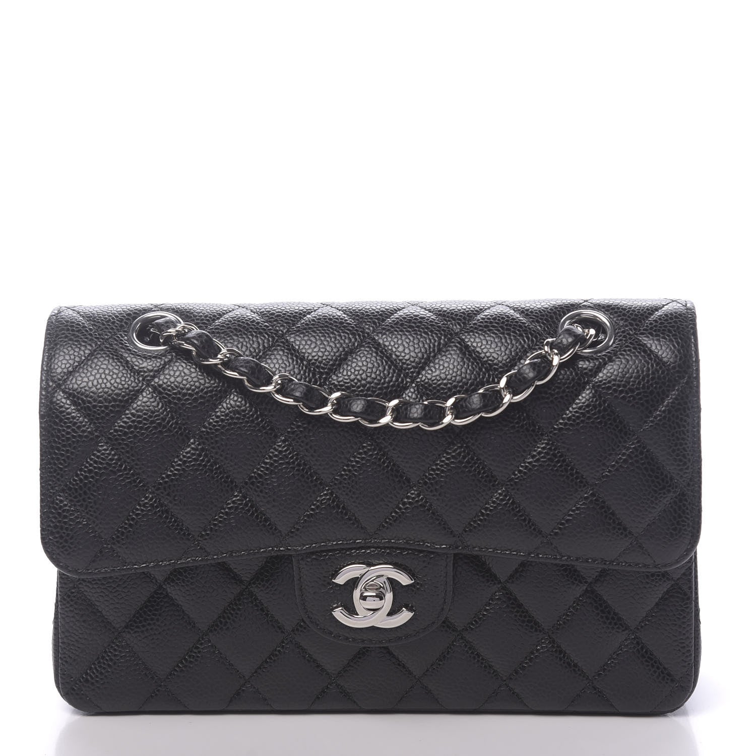 Chanel Caviar Quilted Small Double Flap Black 1 of 11