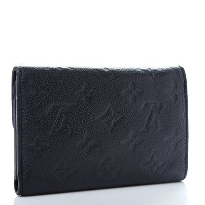 Louis Vuitton Empreinte Compact Curieuse Wallet Black 3 of 7