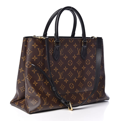 Louis Vuitton Monogram Flower Tote Black 3 of 10