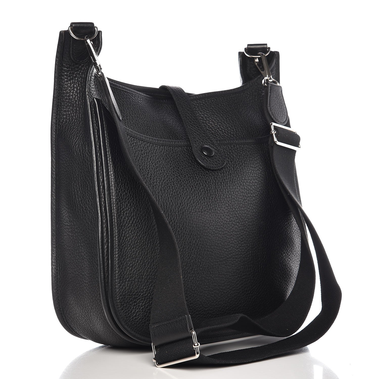 Hermes Taurillon Clemence Evelyne III GM Black 3 of 10