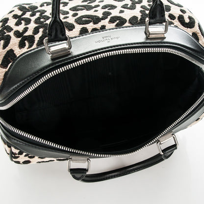 Louis Vuitton Jacquard Velvet Leopard Print Stephen Sprouse Speedy 5 of 7