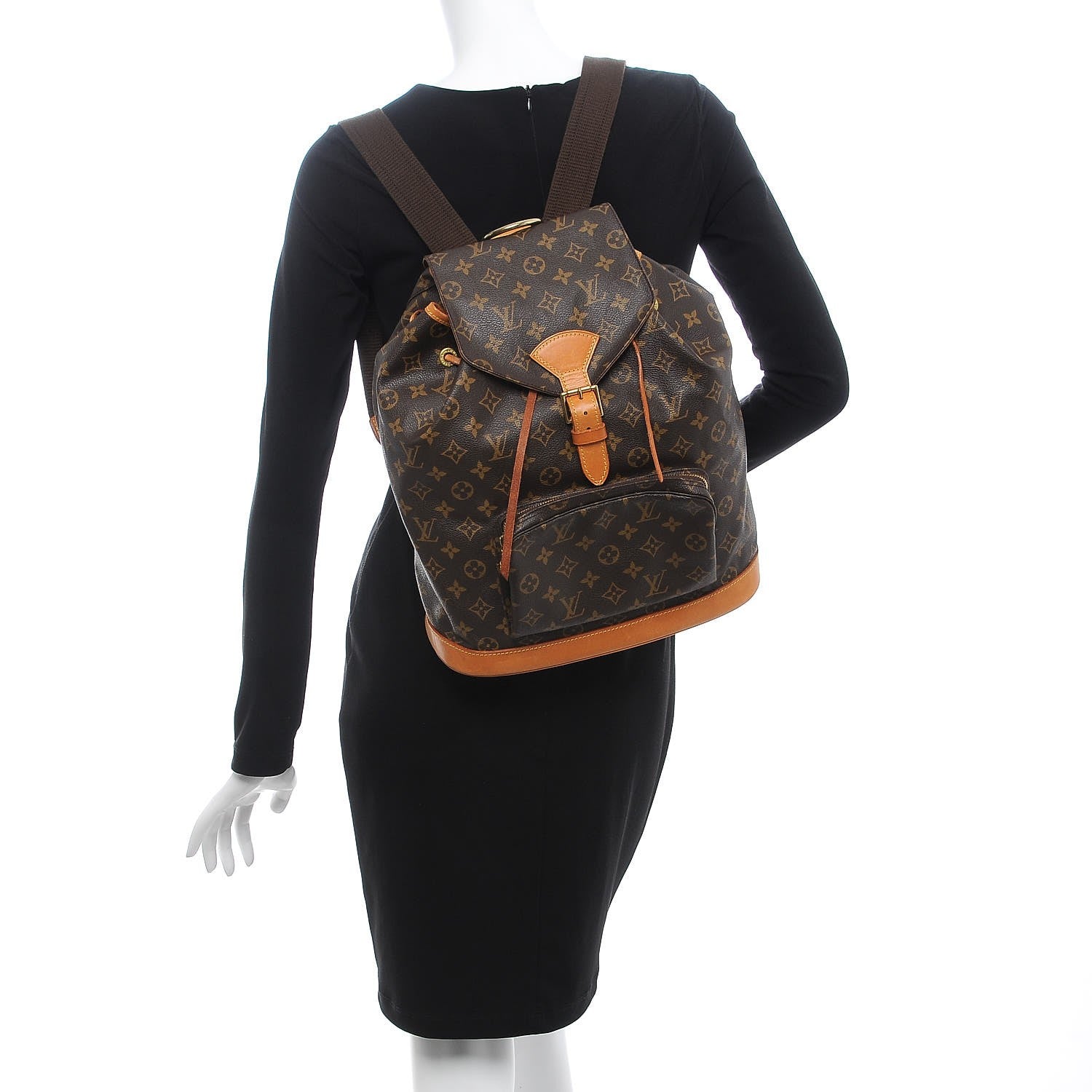 Louis Vuitton Monogram Montsouris GM Backpack 3 of 21