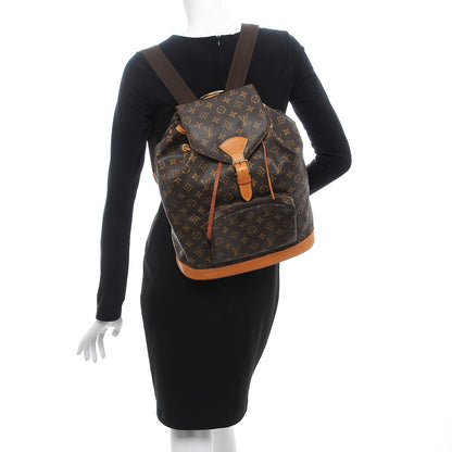 Louis Vuitton Monogram Montsouris GM Backpack 3 of 21