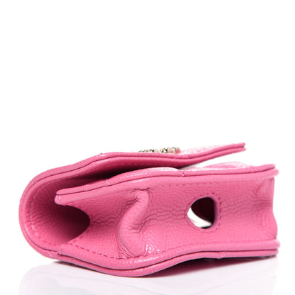 Chanel Caviar Quilted Crystal CC Airpods Pro Case Pink 4 of 10
