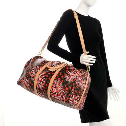 Louis Vuitton Monogram Jungle Dots Keepall Bandouliere 50 Sugar Pink Poppy 2 of 8