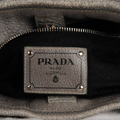 Prada Cervo Lux Chain Shoulder Bag Astro 5 of 8